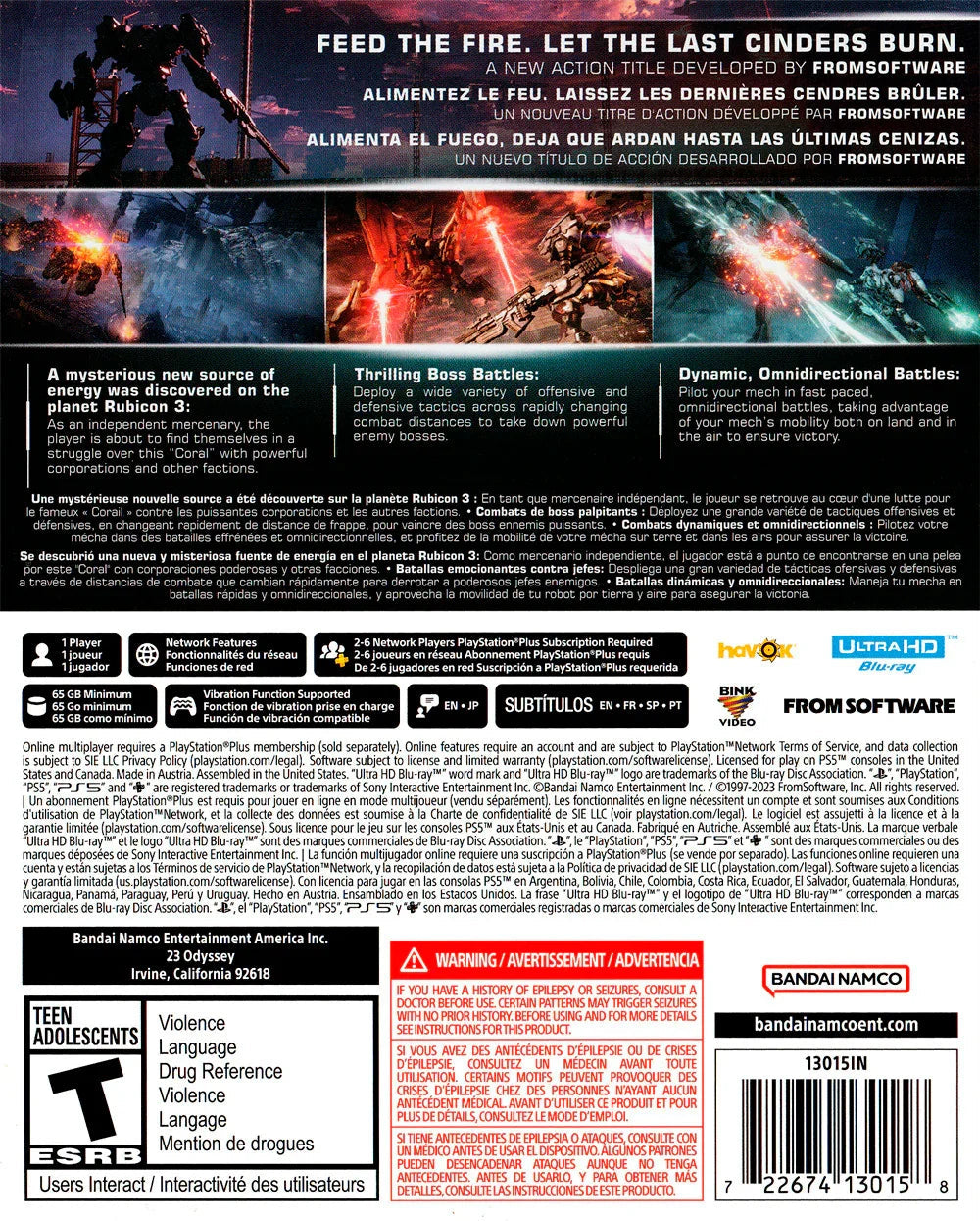 Armored Core VI: Fires of Rubicon - PlayStation 5 - New