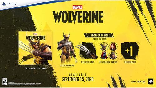 Marvel's Wolverine - PlayStation 5 - New